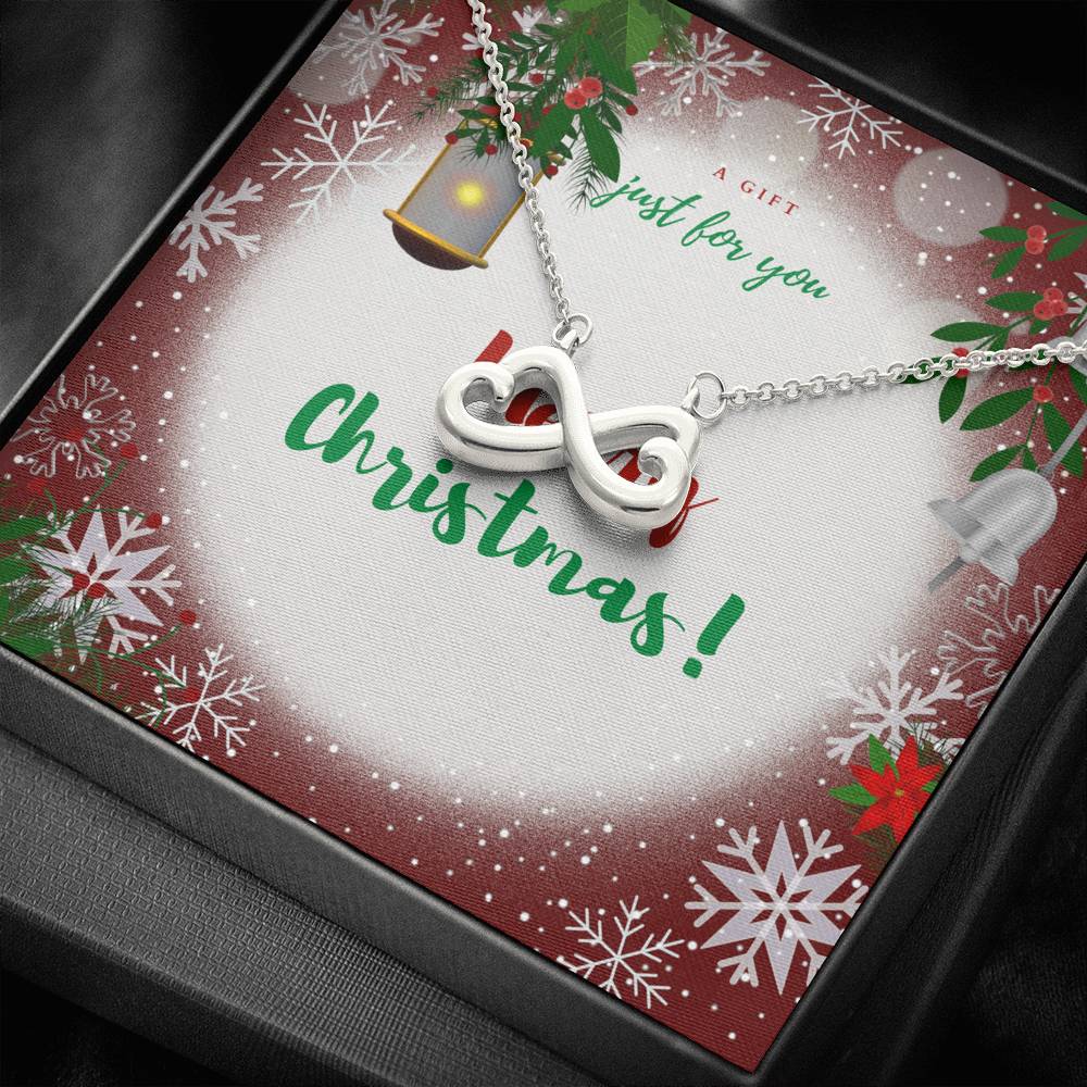 Merry Christmas Infinity Necklace V2