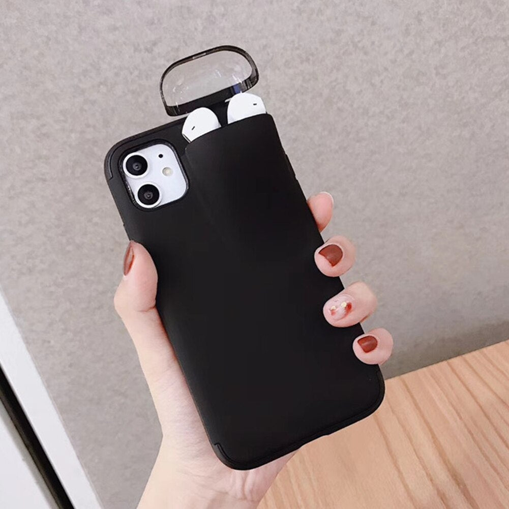 2 In 1 Headset Phone Case