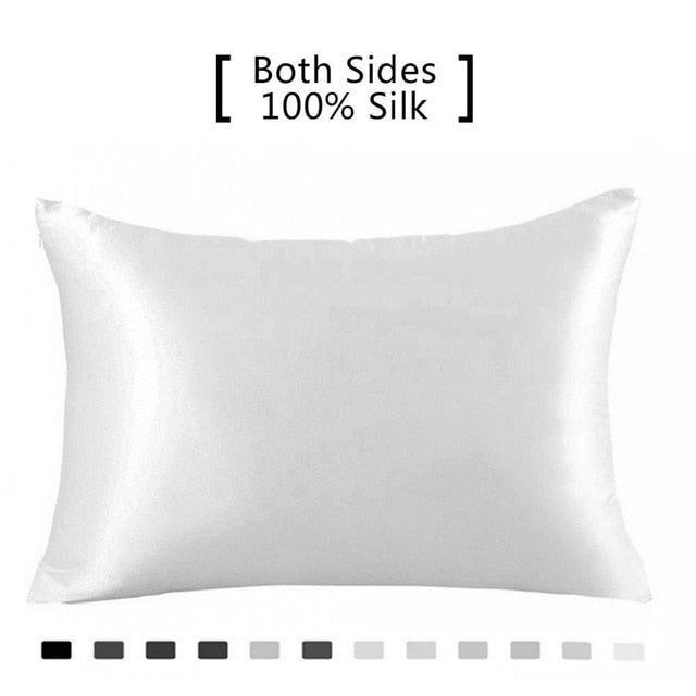 100% Pure Natural Mulberry Silk Pillowcase