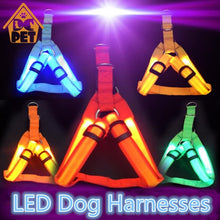 Load image into Gallery viewer, Glow In The Dark Pet Harness