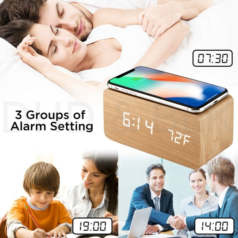 Alarm & Wireless phone charger