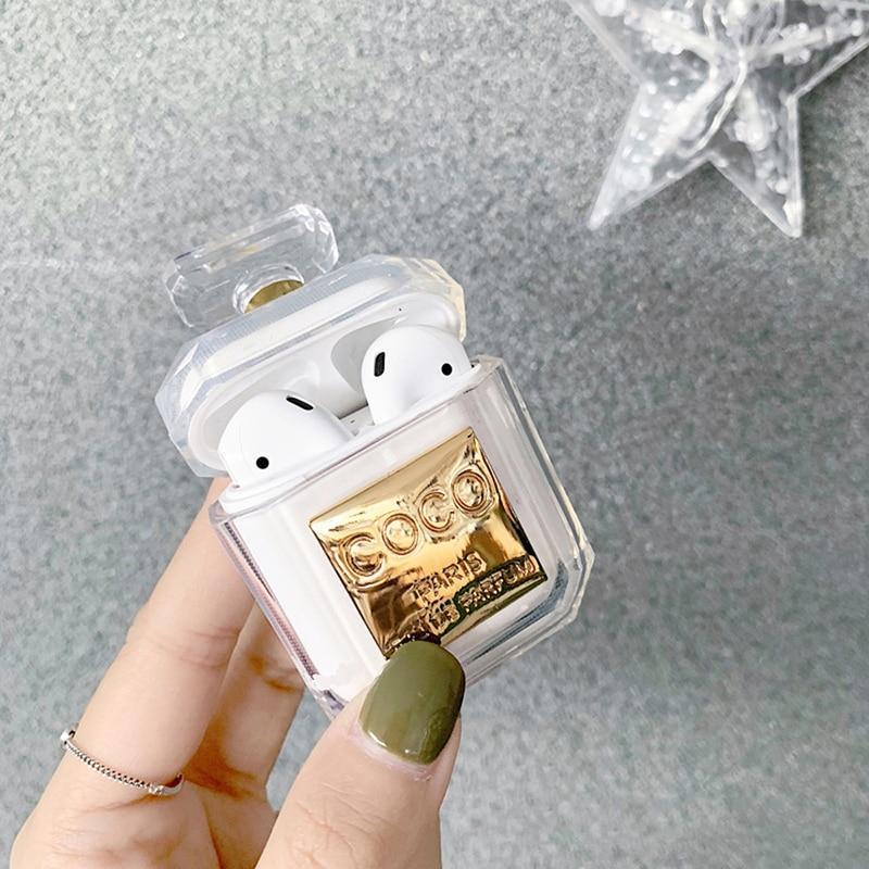 hàng loại 1 Ốp case Airpods 12 Airpods Pro nước hoa Chanel trong suốt  silicon 3D  Lazadavn