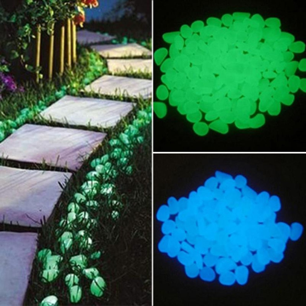 Glow Garden pebbles