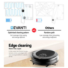 Load image into Gallery viewer, Devanti Robotic Vacuum Cleaner - Black &amp; Grey
