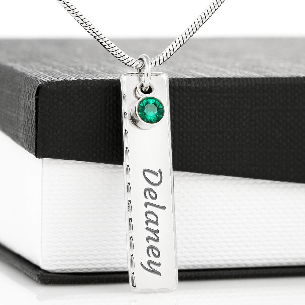 Her Queen Customisable Birthstone Necklace