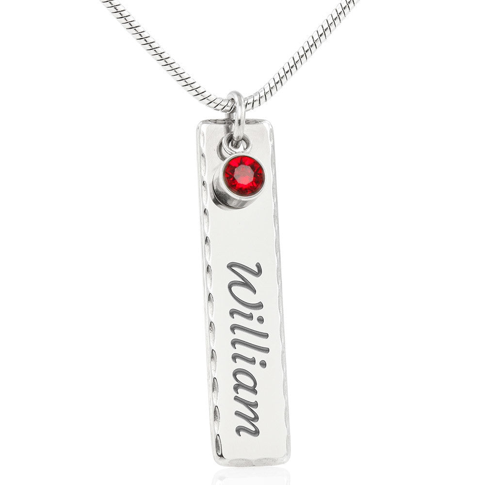 His King Birthstone Necklace