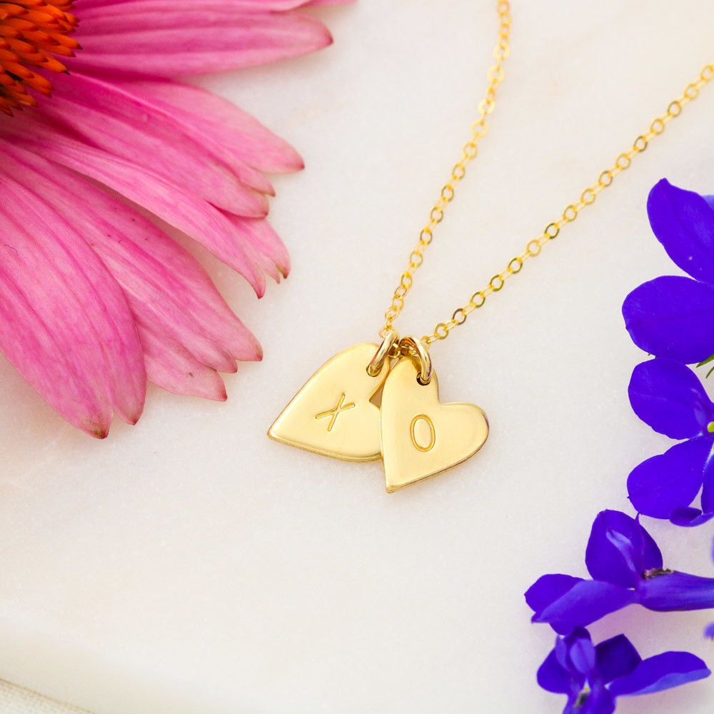 Merry Christmas Sweetest Hearts Necklace