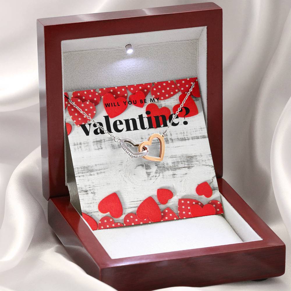 Valentine's Day Interlock Love Necklace