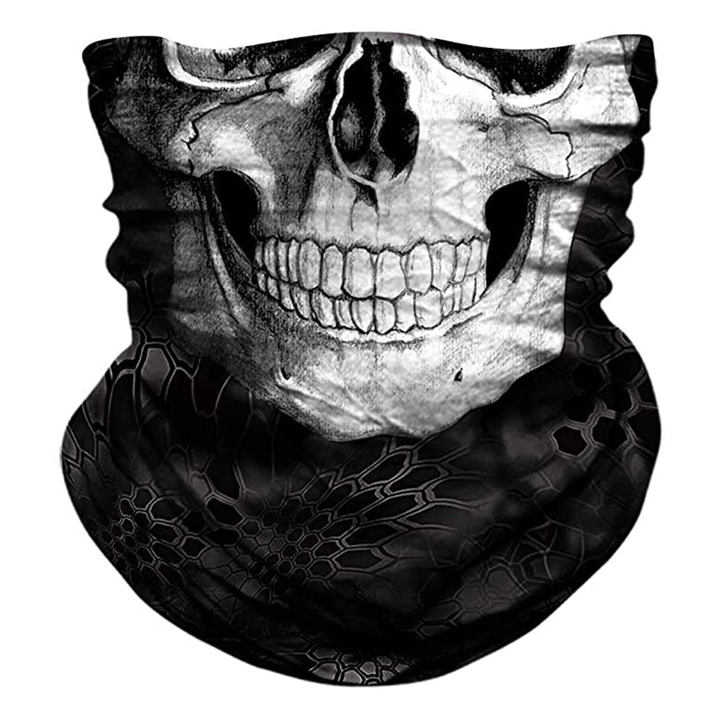 Neck Bandana Horror Demon Vampire Skull Face Cover