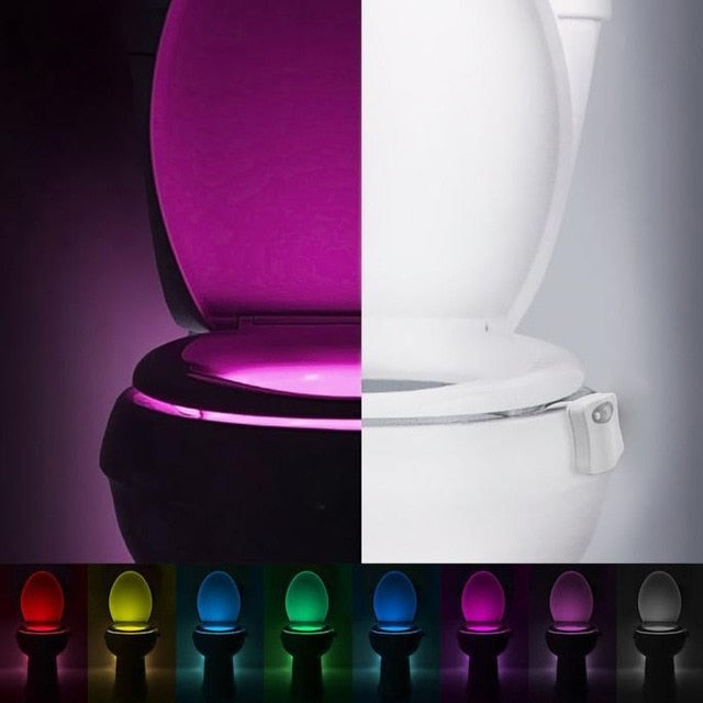 Colour changing Toilet light