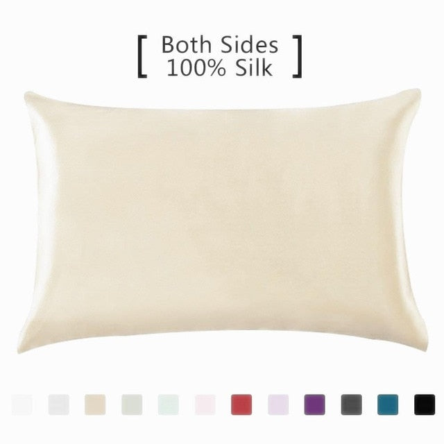 100% Pure Natural Mulberry Silk Pillowcase